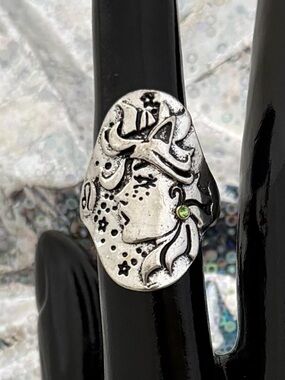Vintage Style Silver Leo Zodiac Ring ♌️ Size 7 ✨Astrology